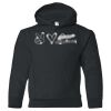 18500B Youth Heavy Blend Hooded Sweatshirt Thumbnail